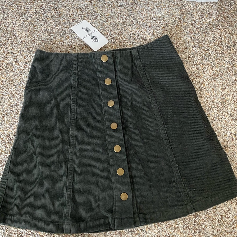 Twisted couture skirt